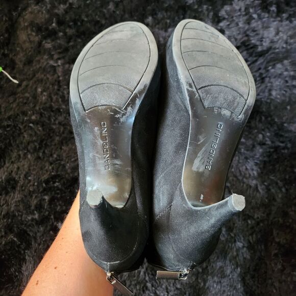 Bandolino Black Suede Ankle Booties - Picture 4 of 6